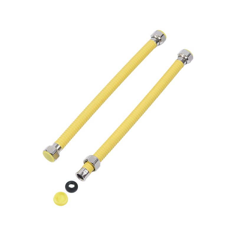 Rustfrit stål korrugeret PVC beskyttelseslag gasrør Rustfrit stål korrugeret PVC beskyttelseslag gasrør